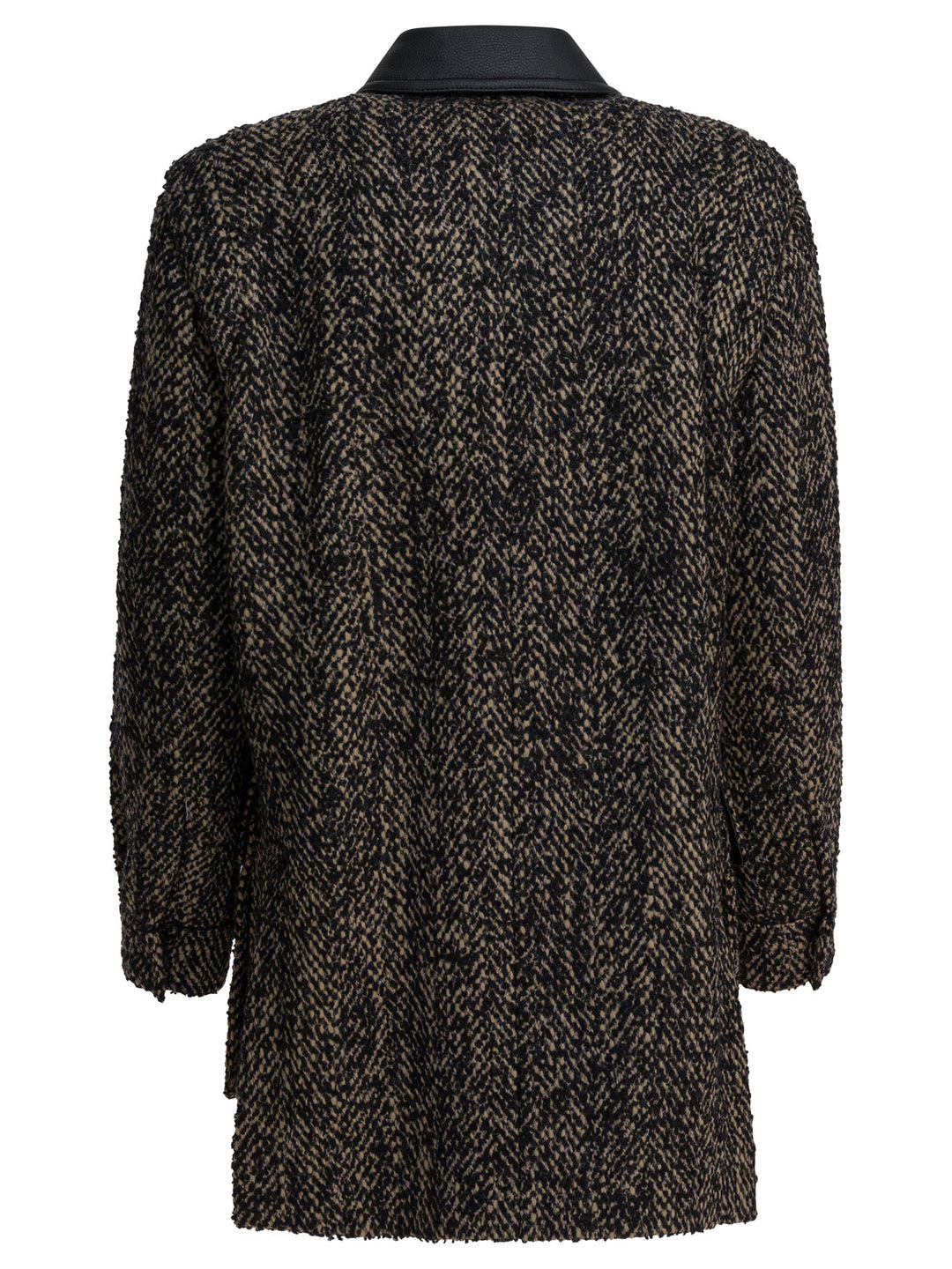 Max Mara Tweed Wool Coat Jackets and Coats - Marrone | 29f7e615ded3b55e704c01cbed903c419075b840