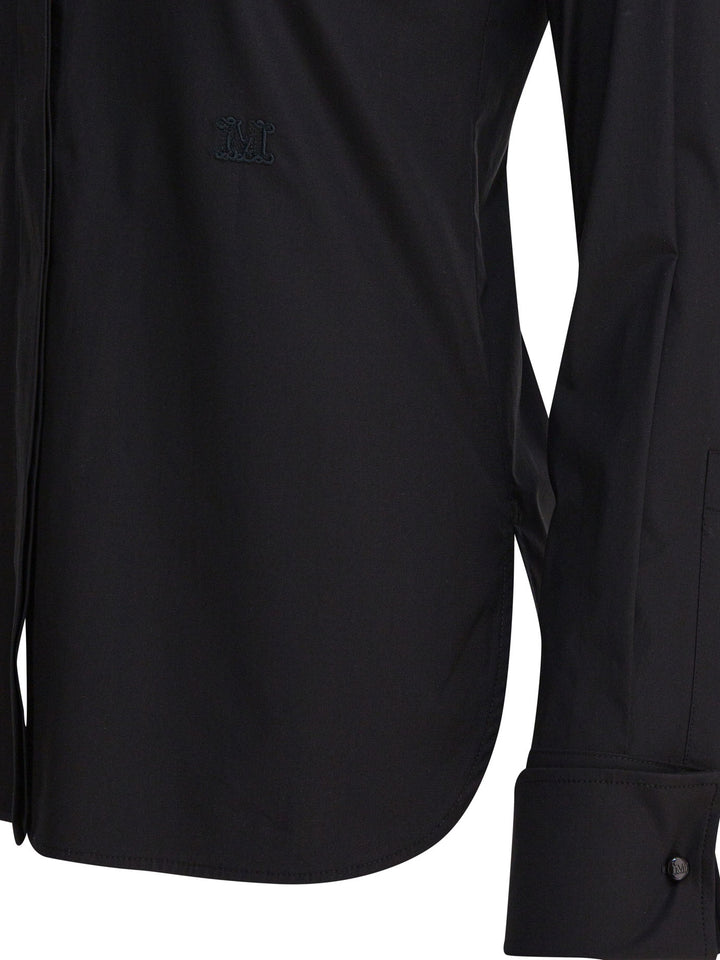 Max Mara Cotton Shirt Shirts - Nero | 27d2a6e1a32143f68886bc590826e6fb4db765c3