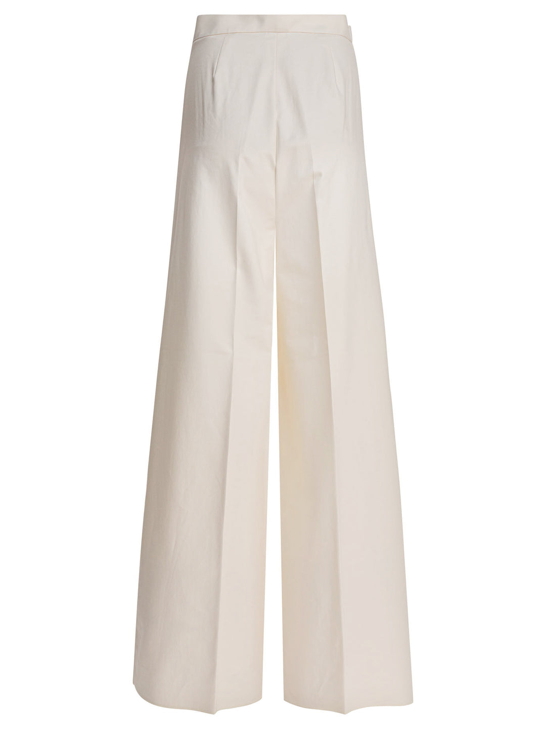 Max Mara Wide Leg Trousers - Bianco | 07aac3126b39d40b2add23594c7dfd0469cf79ee