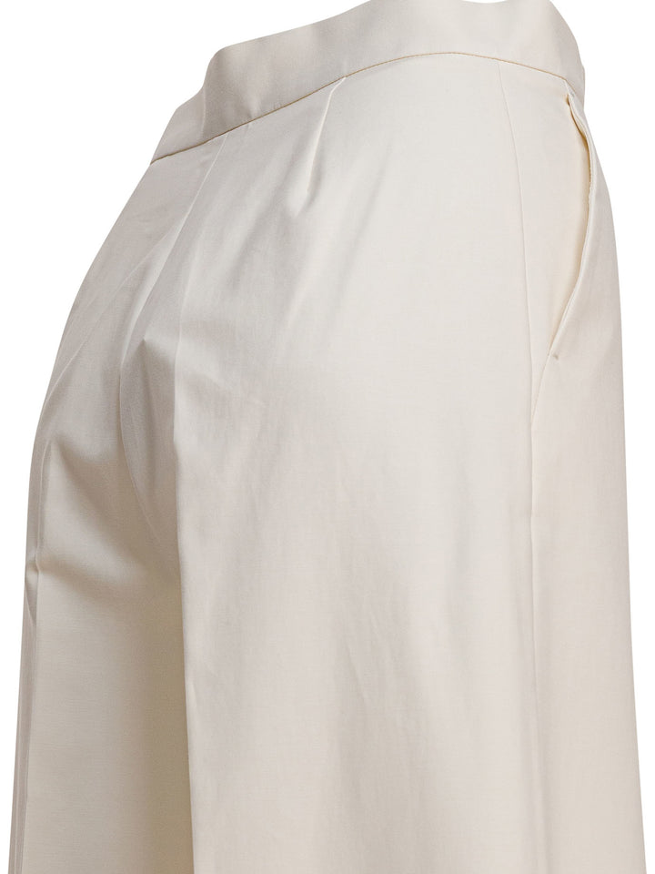 Max Mara Wide Leg Trousers - Bianco | 8af14181b271a66e5ea3058570c402262f70aae0