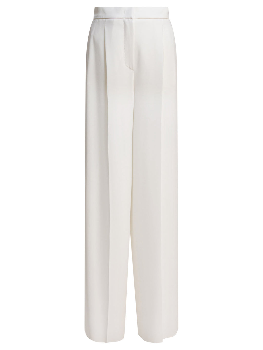 Max Mara Wide Cady Trousers - Bianco | 788b7e0ccd634926e7320c57545daf1ec75b07f2