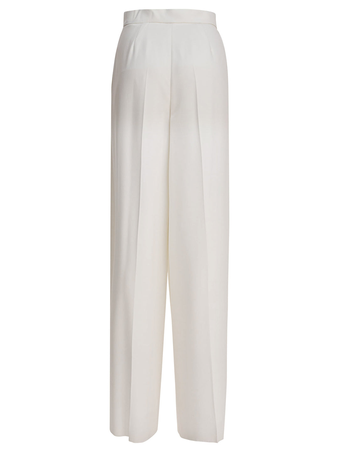 Max Mara Wide Cady Trousers - Bianco | d15127171fc51bc6bf1adf1ad07816574876f778