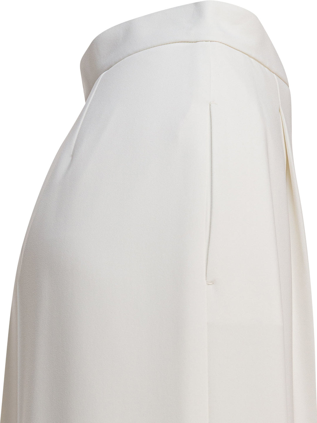 Max Mara Wide Cady Trousers - Bianco | 3e5ad360927819c90e63940ed8c9555a10124c1d
