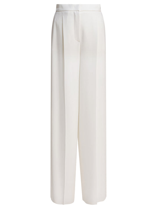 Wide Cady Trousers Bianco