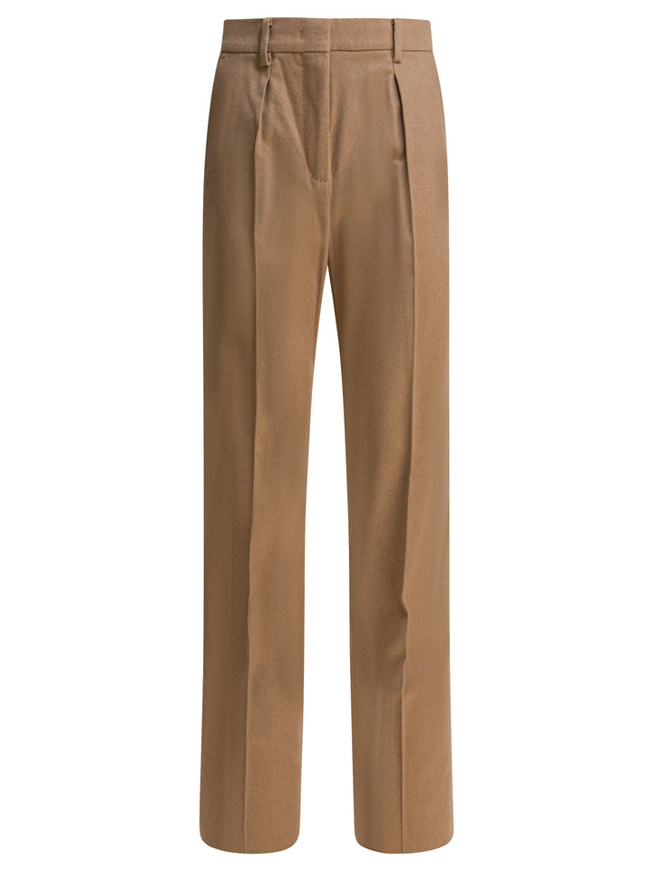 Max Mara Men's Pants In Camel Trousers - Marrone | 945ba06a17bfe66d220963e1e42d072770754321