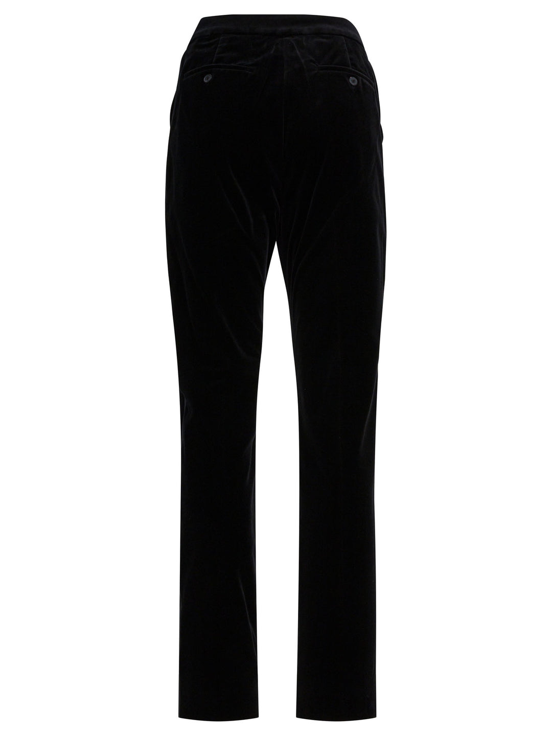 Max Mara Velvet Pants Trousers - Nero | 741e0f408c242e735fc223ea825ec8ceb5198472