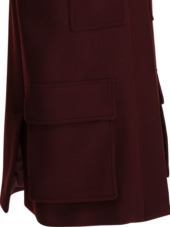 Max Mara Sleeveless Jacket In Wool And Alpaca Jackets and Coats - Rosso | d048b1bc9751013b223461dd8c83064d58229090