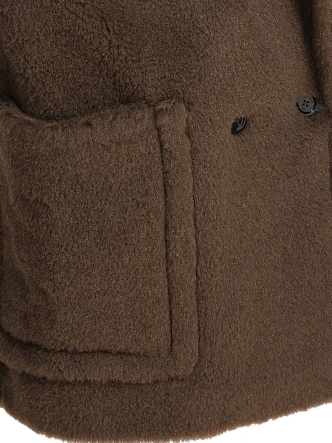 Max Mara Sleeveless Teddy Jacket In Alpaca And Wool Jackets and Coats - Marrone | fe471435c311ba2ad414e585247cfc299526a374