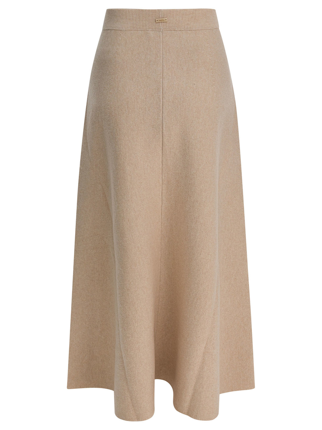 Max Mara Wool And Cashmere Flared Skirt Gonne - Beige | 63454b89c38ff7f5ef405031da35e6af503cabe7