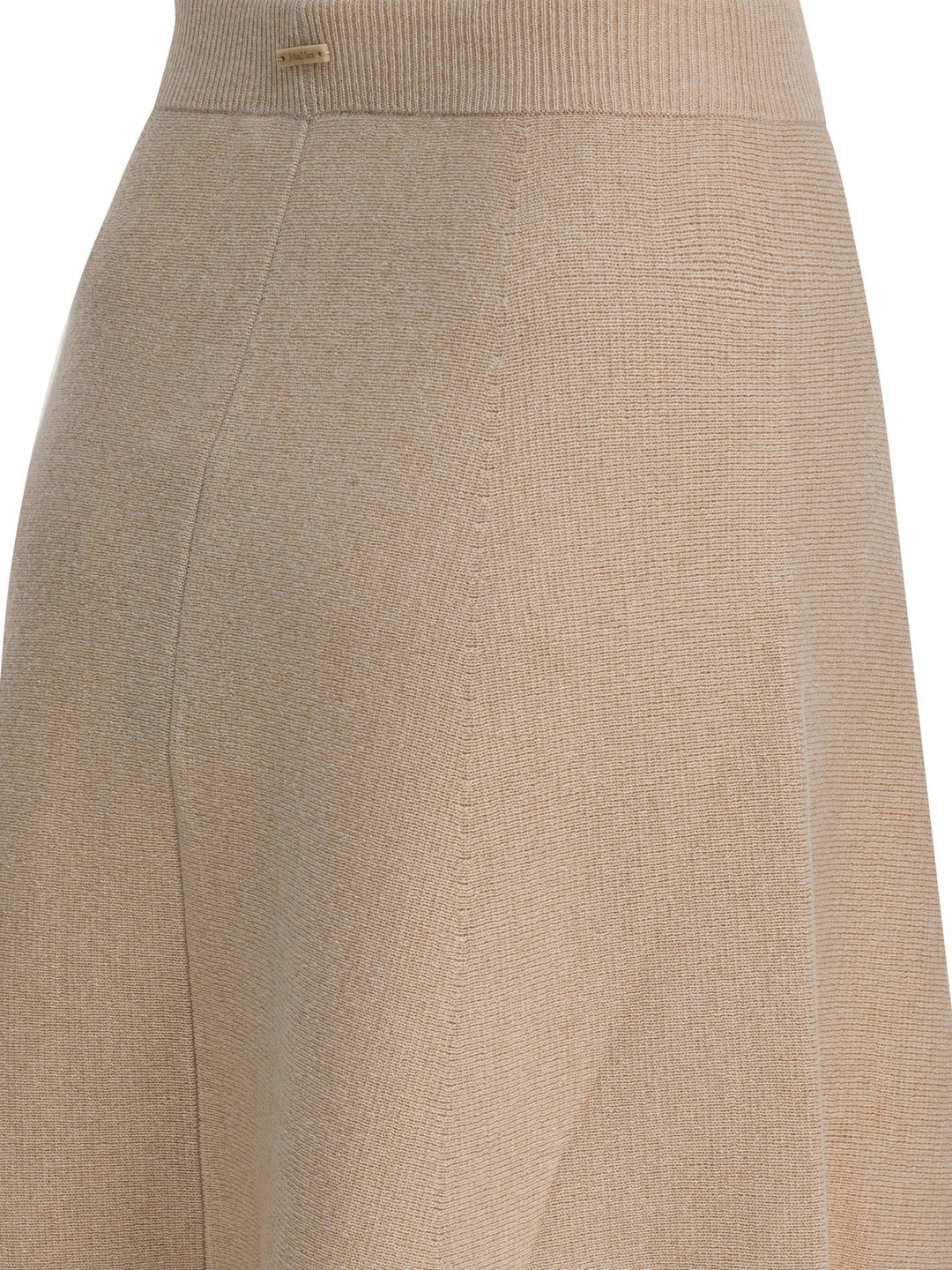 Max Mara Wool And Cashmere Flared Skirt Gonne - Beige | 0a04769aaba08c391f7f6ad7cb59f264699134d5