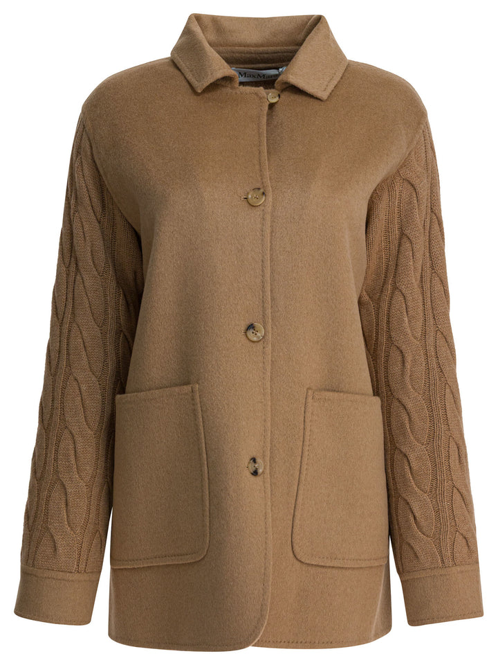 Max Mara Coat In Camel Jackets and Coats - Marrone | b5300bb0da3bd850803557ff9b6ed5e03d7bb54e