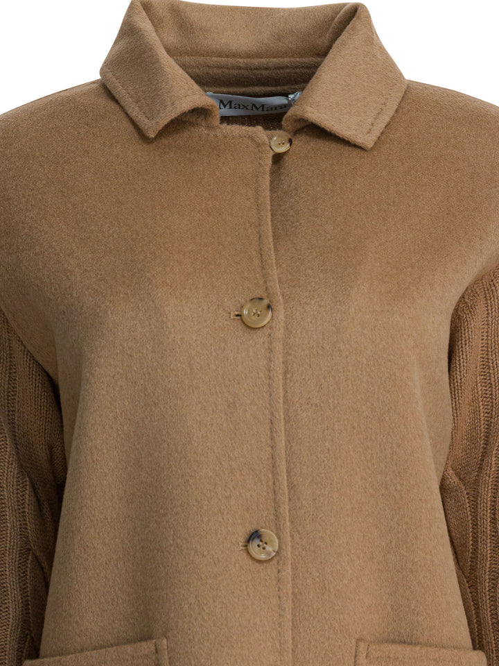 Max Mara Coat In Camel Jackets and Coats - Marrone | 98a3dfb371dca69d9e1788b85901397ee132cabd