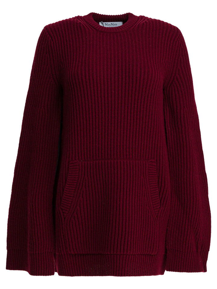 Max Mara Wool And Cashmere Cape Dress Abiti - Bordeaux | ff24b8ae11a1d582a825f874a291d9da013bdeee