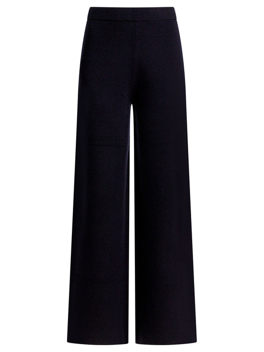 Wool And Cashmere Pants Trousers Blu