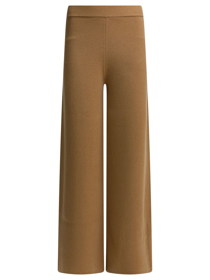 Max Mara Casual Wool Pants Trousers - Marrone | 5872e7e23c46426d7ba6f8efc8e62dd9a1654855
