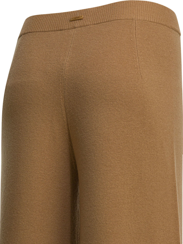 Max Mara Casual Wool Pants Trousers - Marrone | ad914f35a7863c4894114d7cff3ee72ab2fc2198