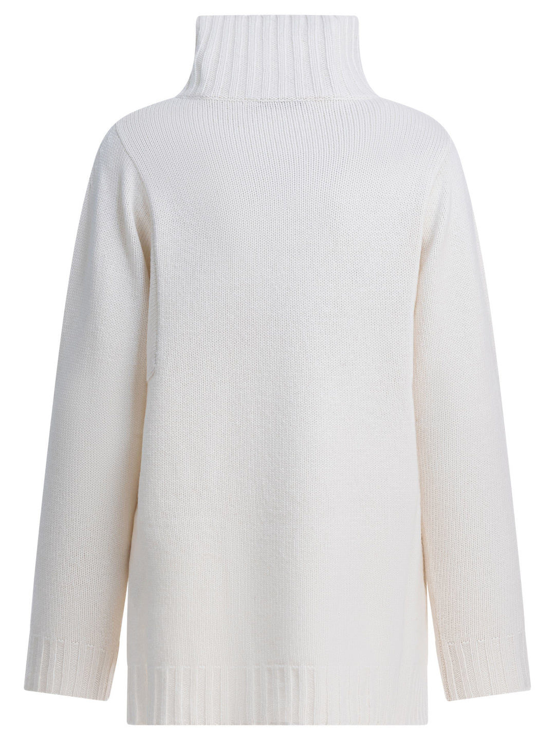 Max Mara Cashmere Turtleneck Sweater Knitwear - Bianco | 5e8b87caa441d1f9a0b53f9817017f9ccb5baaa3