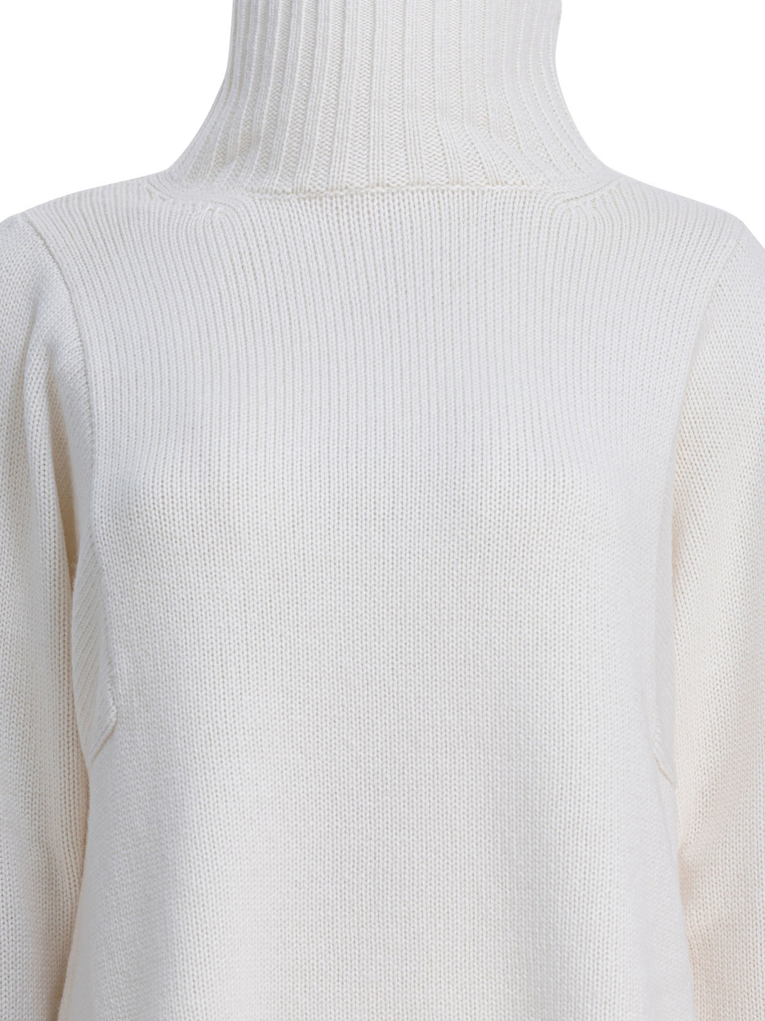 Max Mara Cashmere Turtleneck Sweater Knitwear - Bianco | 7c9e1208505471e0a96f3c4260c90c67325fdd10
