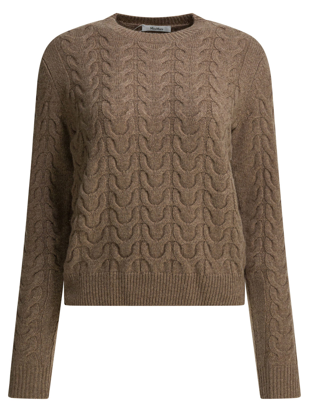 Max Mara Knitted Cashmere Sweater Knitwear - Marrone | 0c36ecd7b43297f7c75569a9f7af8935df4a104d