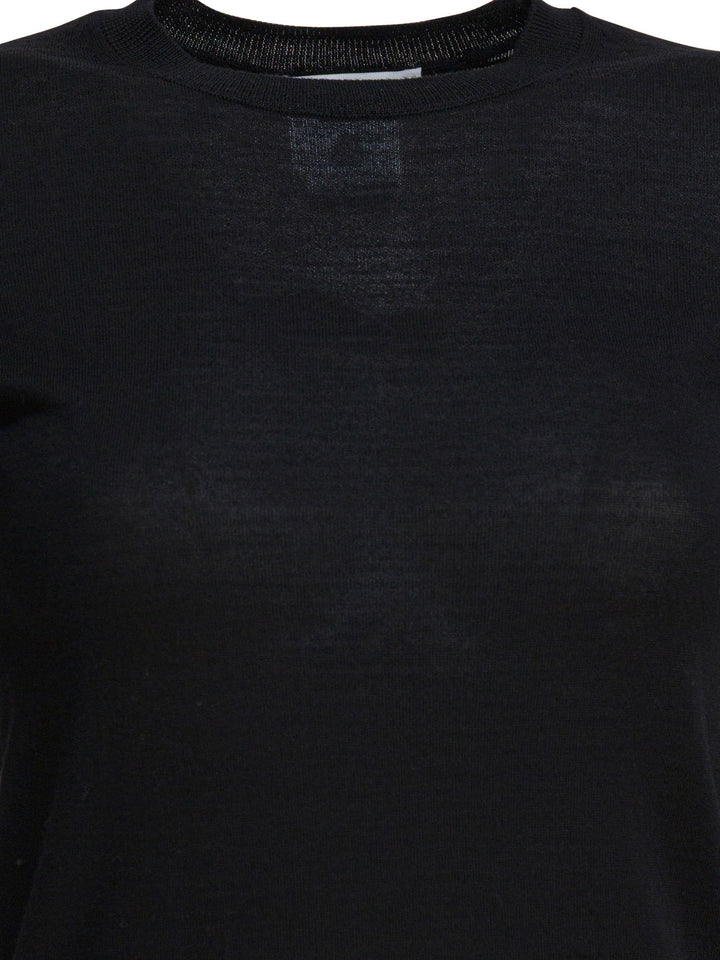 Max Mara Basic Wool Sweater T-shirts - Nero | ab018b557a5a818c74d9cf051e1ba96ef237789a