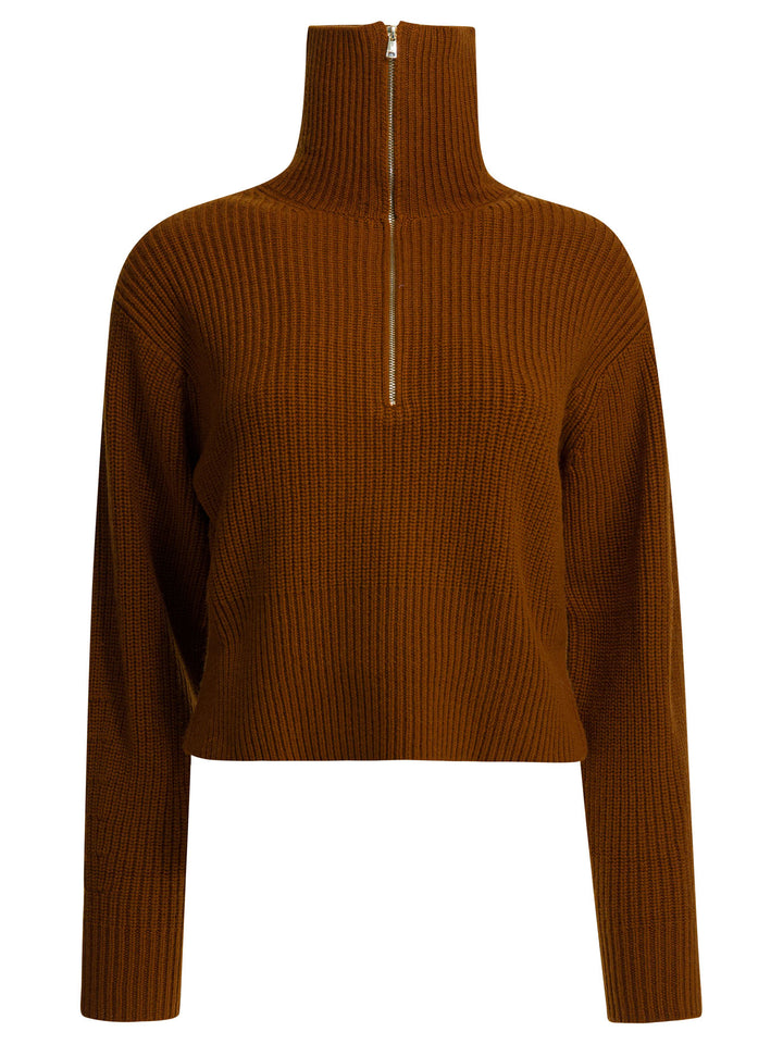 Max Mara Turtleneck Sweater Knitwear - Marrone | be25543bf66a835d0fbec4358a5ec28c05f4a821