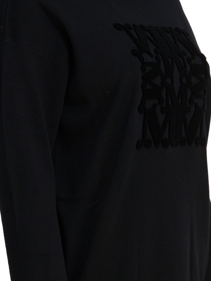 Max Mara Virgin Wool Hooded Sweater Knitwear - Nero | 3820aba5635899feb4cb9dea7c86a848420c5312