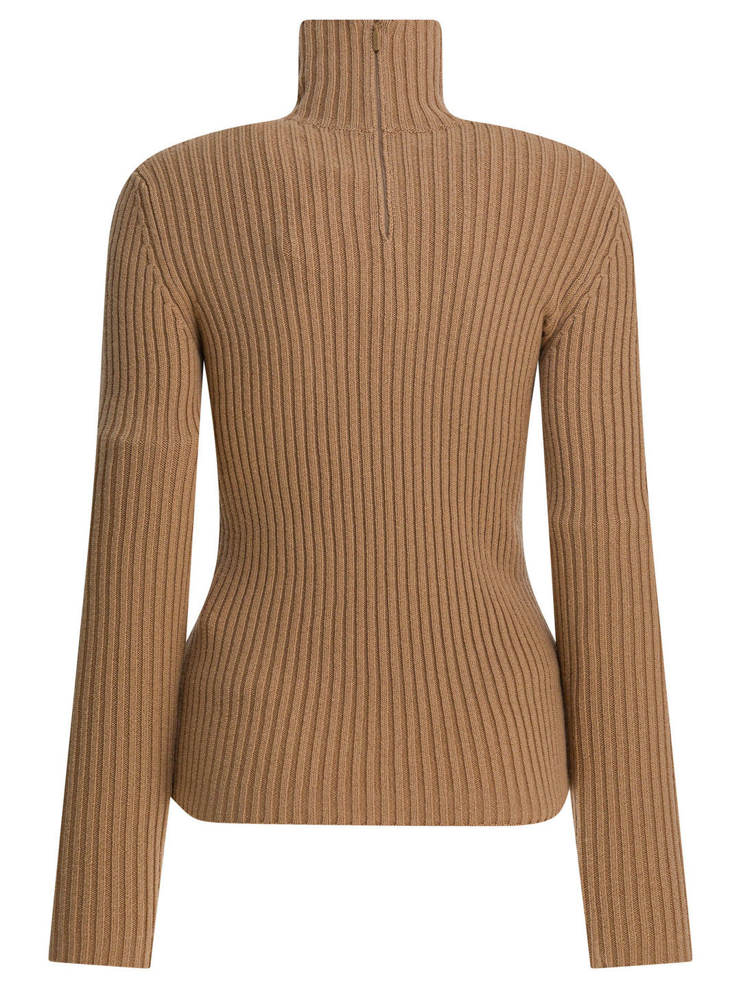 Max Mara Wool And Cashmere Turtleneck Sweater Knitwear - Beige | d057a340bfc7bcf59419be631e89f595b61429aa