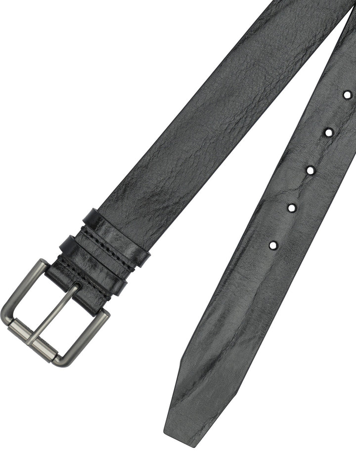 Max Mara Long Leather Belt Cinture - Nero | 6c38f070b93d014061e2083a8606c3e0ee11905e