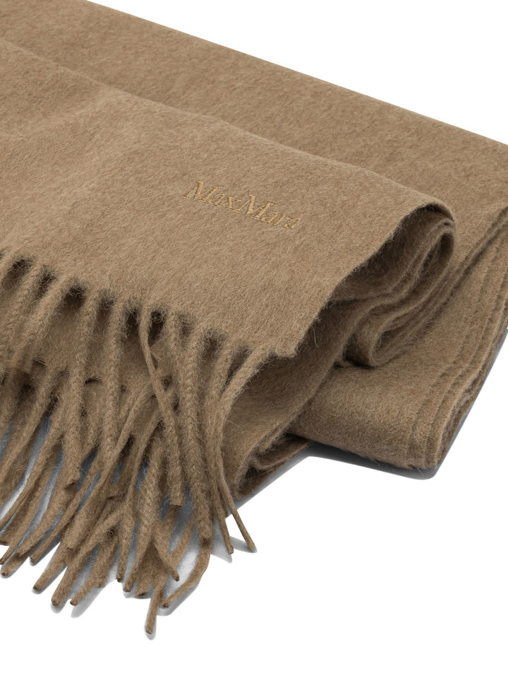 Max Mara Camel Scarf Sciarpe & Foulard - Marrone | 9934b464efec984cb72ebcd60b9ef805e9775de6