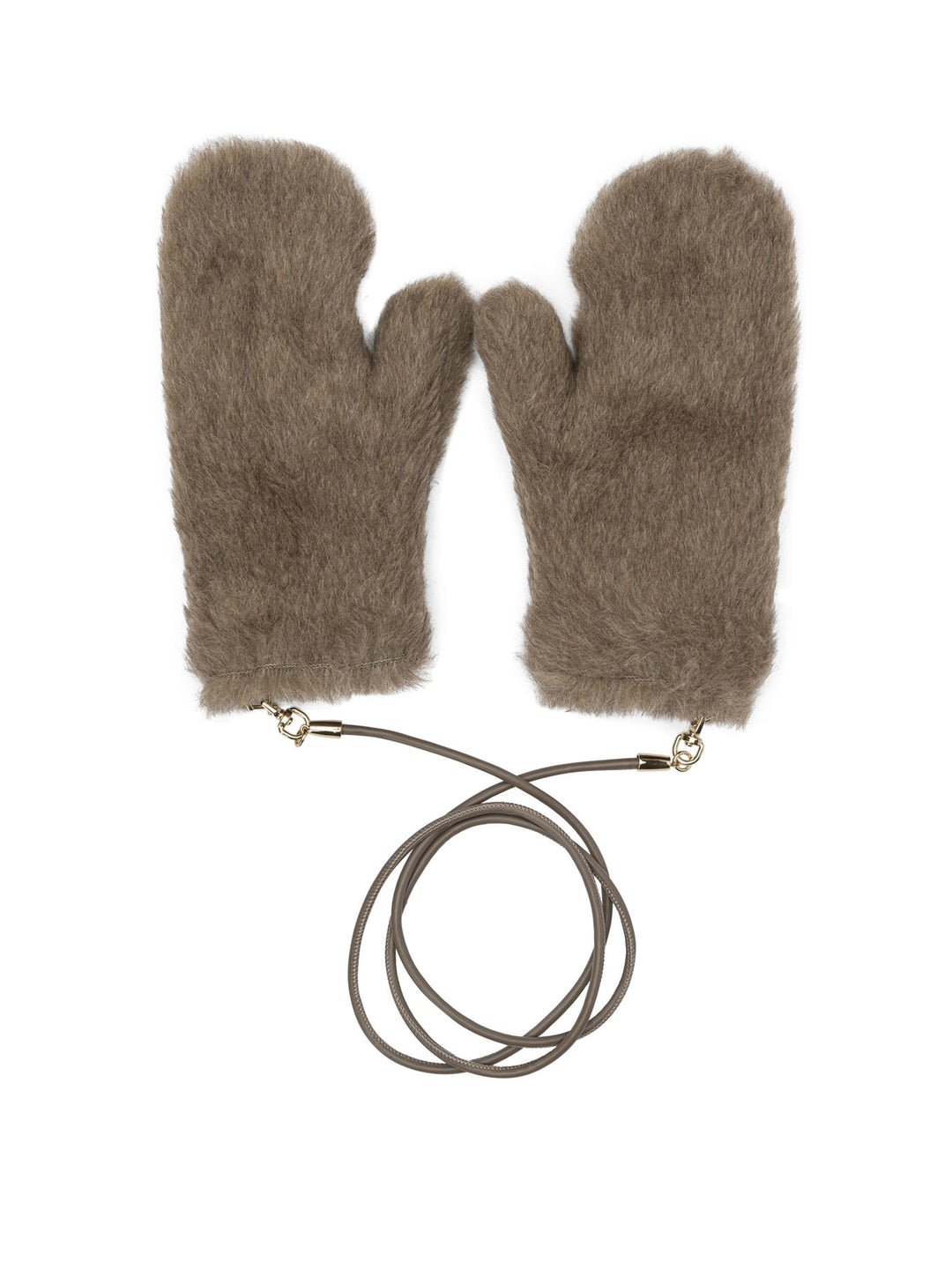 Max Mara Wool Guanti - Marrone | b9cab9beb164410109741d457e46c2552f140b01