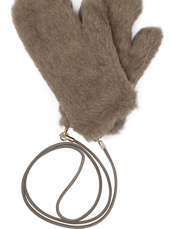 Max Mara Wool Guanti - Marrone | 151ae56a9bb2299baf12af326501ee415fab4919