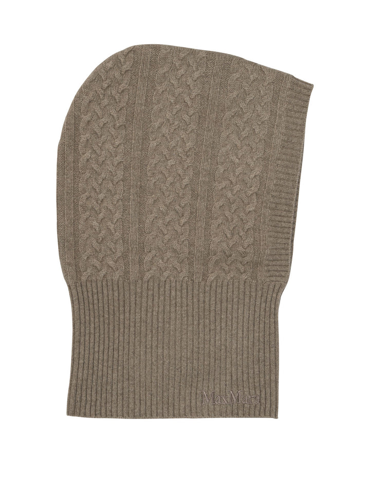Max Mara Cashmere Beanie Cappelli - Beige | 8ea84563c40f2f498dde1c2680079e832d1ff9ac