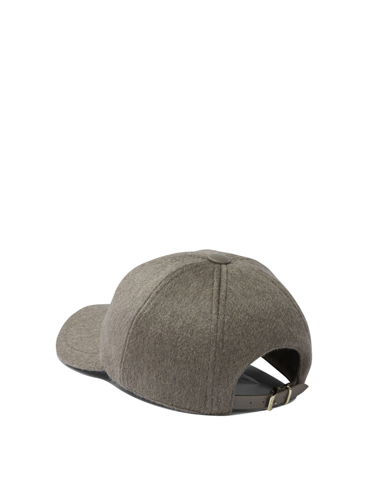 Max Mara Cashmere Trucker Hat Cappelli - Grey | 8e96bfc4ffcafffbbdd7958aa8a7e2d109f32e74