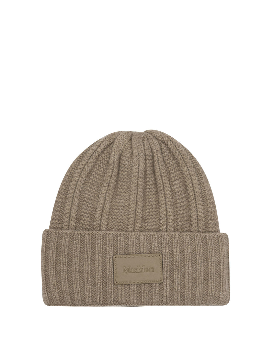 Max Mara English Rib Cashmere Beanie Cappelli - Beige | f2e67e57c80d4938a3f876e045bcfb9402a90f67