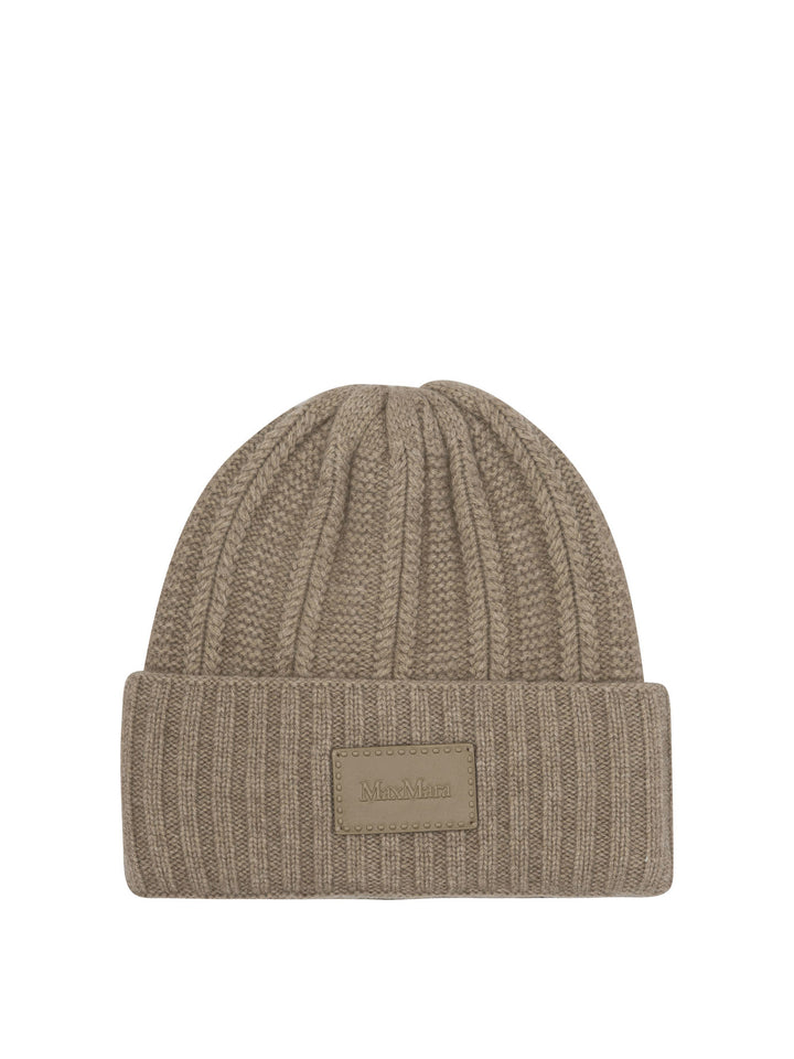 Max Mara English Rib Cashmere Beanie Cappelli - Beige | f2e67e57c80d4938a3f876e045bcfb9402a90f67
