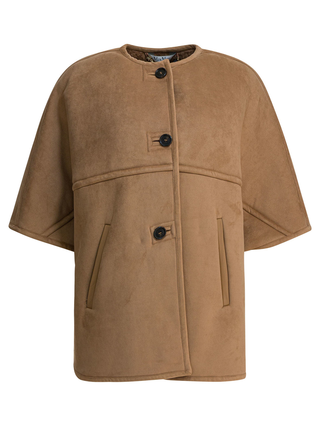 Max Mara Cape In Camel Jackets and Coats - Marrone | f02c340acf3c5b82aaf19d2166457b8522b9dd61
