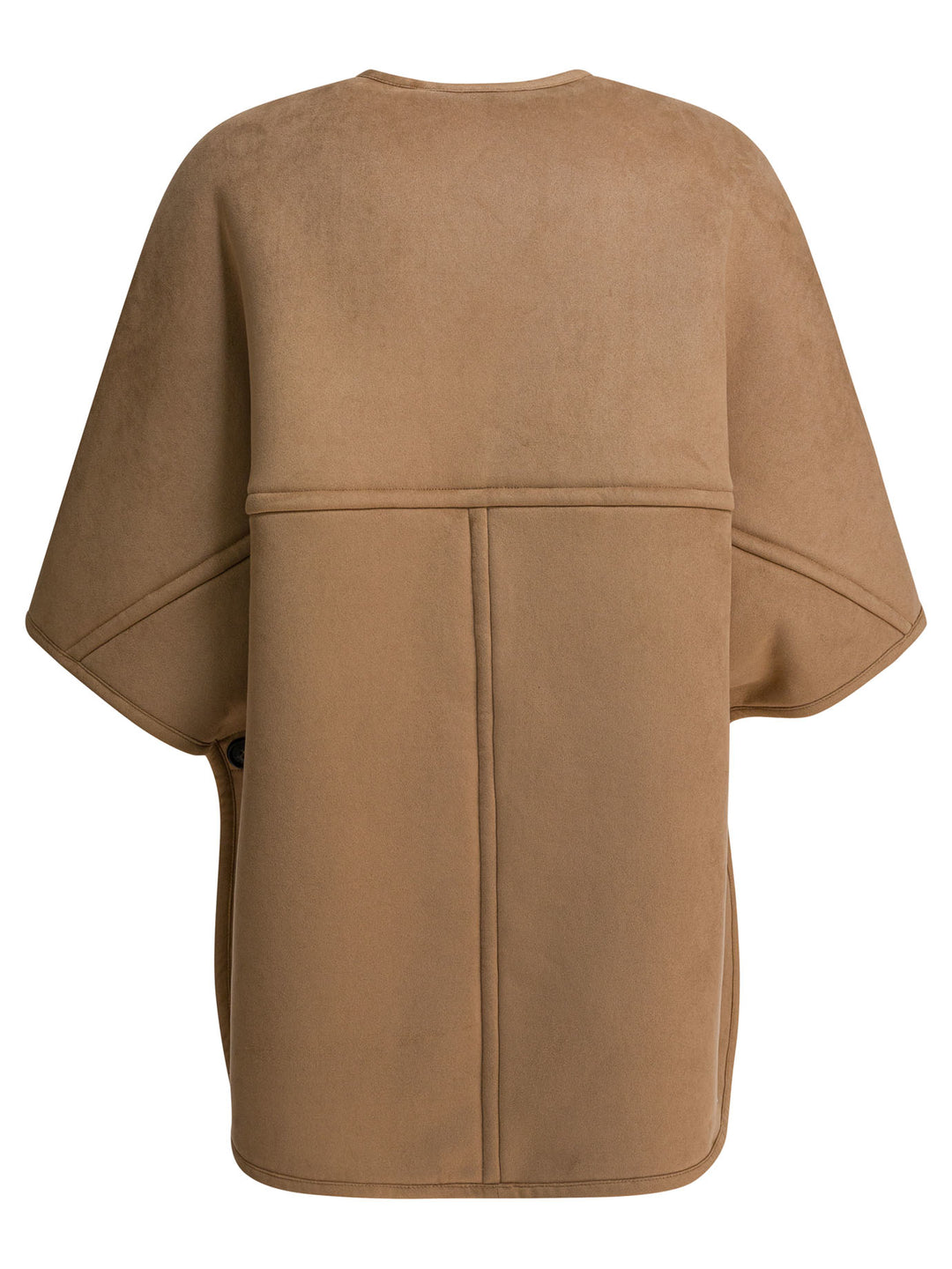Max Mara Cape In Camel Jackets and Coats - Marrone | 4411ff5c482cf101c474f3e4d2bc809ca8d7ce01