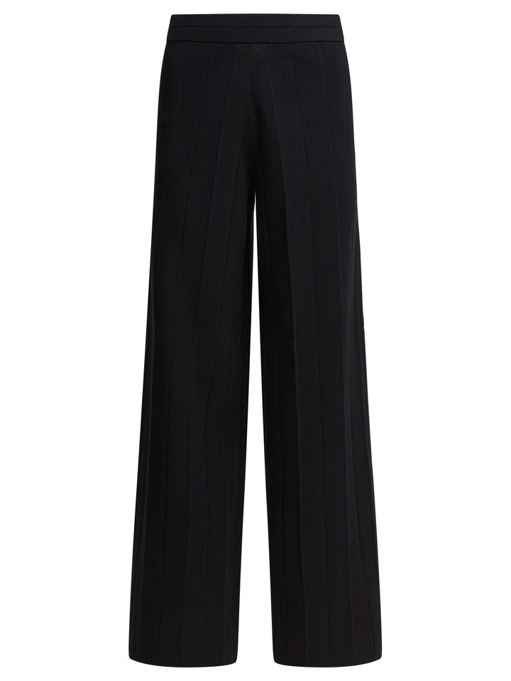 Max Mara Pure  Trousers - Nero | 831651cf633de67359fc5c92b2daa2a56ed2d703