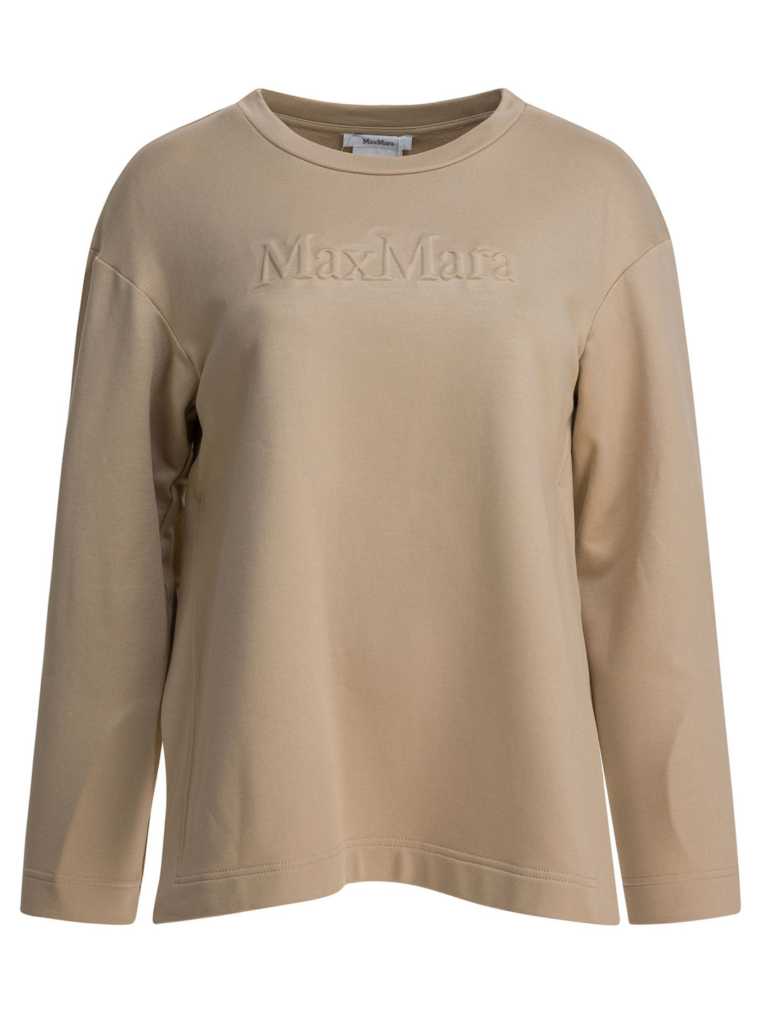 Max Mara Pure Silk And Cotton Sweatshirt Sweatshirts - Marrone | eb15cd74c3a33a0e3883d669dc845be02a0e03dc