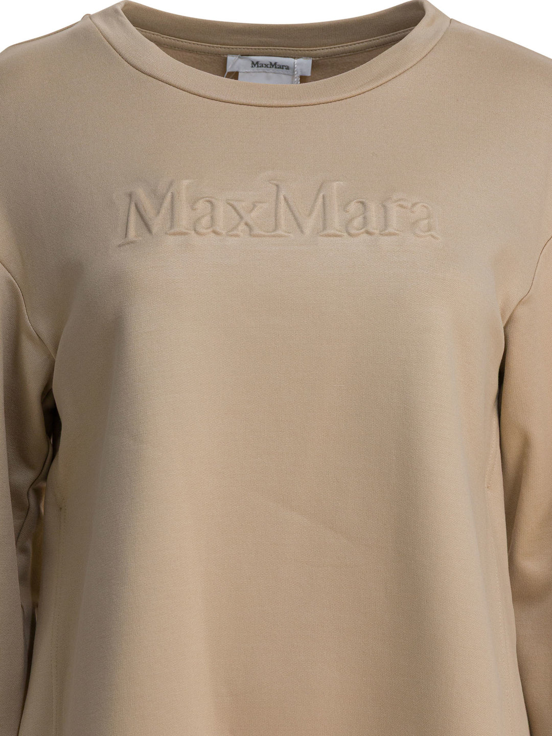 Max Mara Pure Silk And Cotton Sweatshirt Sweatshirts - Marrone | 621ec828683d5fd3b6b86707fb2b6fc4b969a672