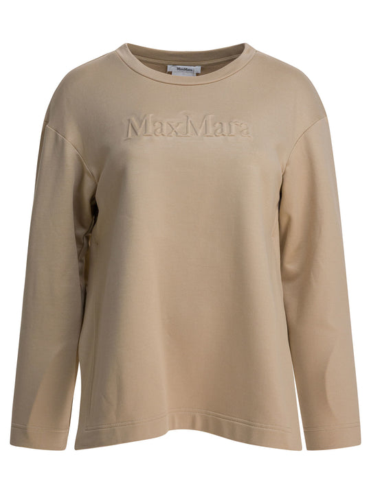 Silk And Cotton Sweatshirt Sweatshirts Marrone