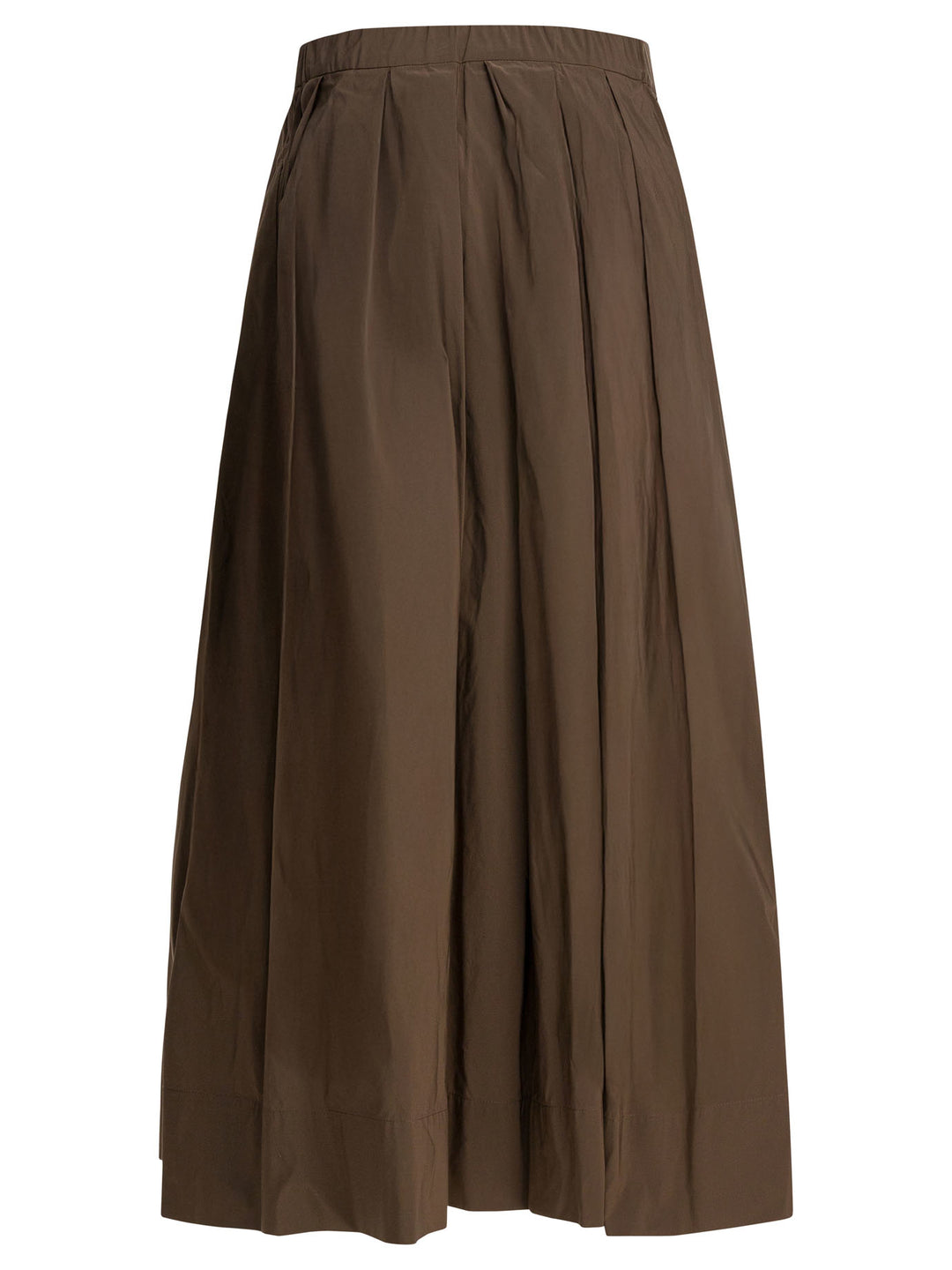 Max Mara S Long Flared Skirt Gonne - Marrone | f9b35dcd95946030b831daf8f8ca7dabea6cc991
