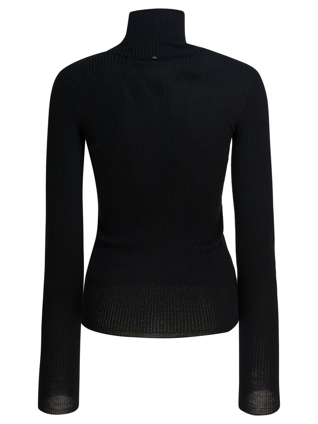 Max Mara Sportmax Virgin Wool Turtleneck Knitwear - Nero | ac86f44d6a56aa065646072518acdf2c3d6fe3ab