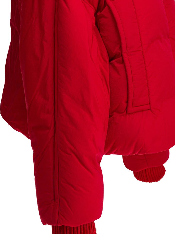 Max Mara Sportmax Anti-Drip Short Down Jacket Jackets and Coats - Rosso | 9b3d9f6ba0946e2b72d1e822e0ce53d56da77d57
