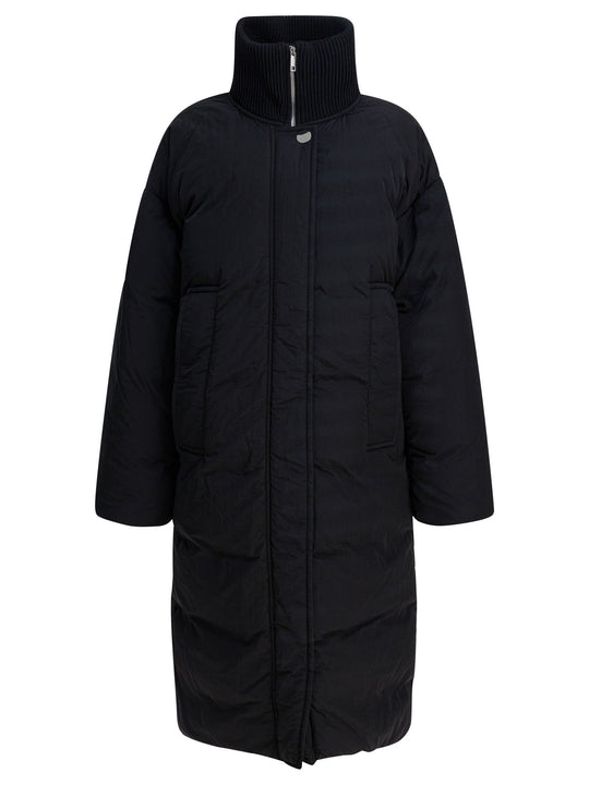 Long Anti-Drip Down Jacket Jackets And Coats Nero