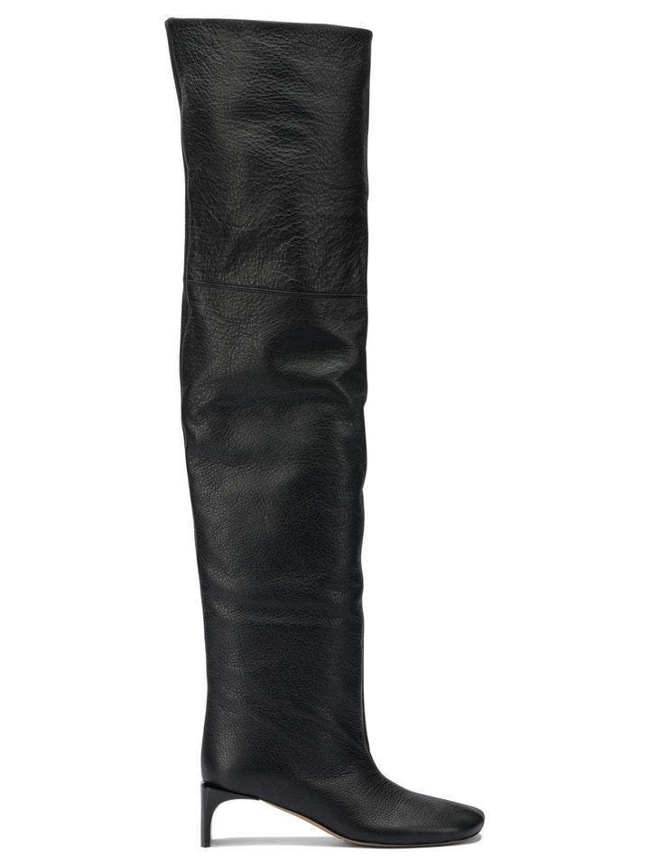 Max Mara Sportmax Over-The-Knee  45mm Boots - Nero | 68fcc60382344e4bcaff95d0405a10c475172f16