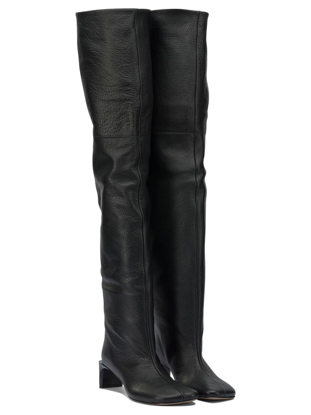 Max Mara Sportmax Over-The-Knee  45mm Boots - Nero | 65952089230e8865b93c53a7bd57d1a265c2b859