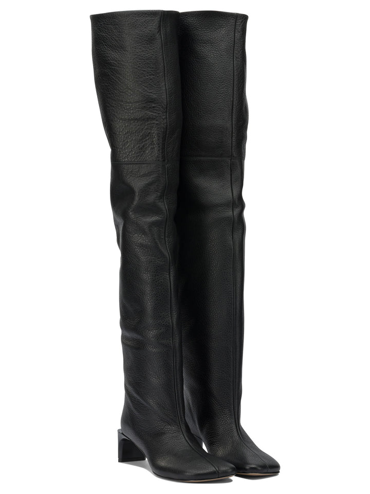 Max Mara Sportmax Over-The-Knee  45mm Boots - Nero | 65952089230e8865b93c53a7bd57d1a265c2b859