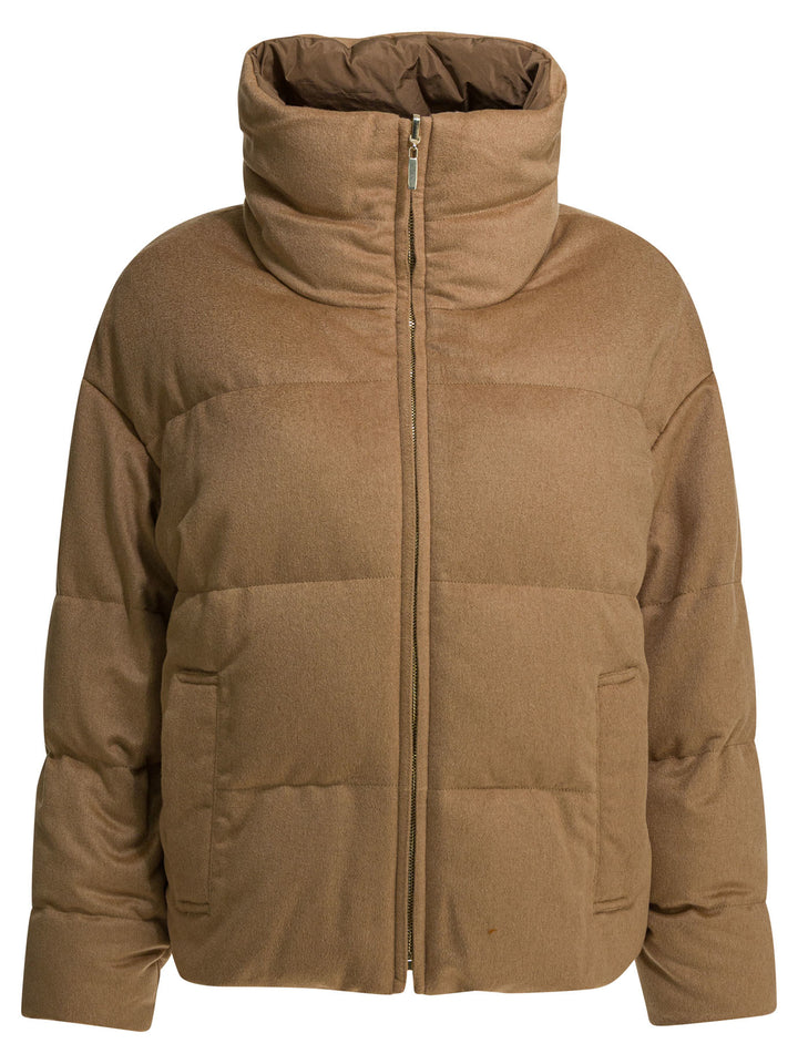Max Mara The Cube Reversible Short Down Jacket Jackets and Coats - Marrone | 9fc5f17a49c6a8c6b203aabdbf5339ffe2f685f7