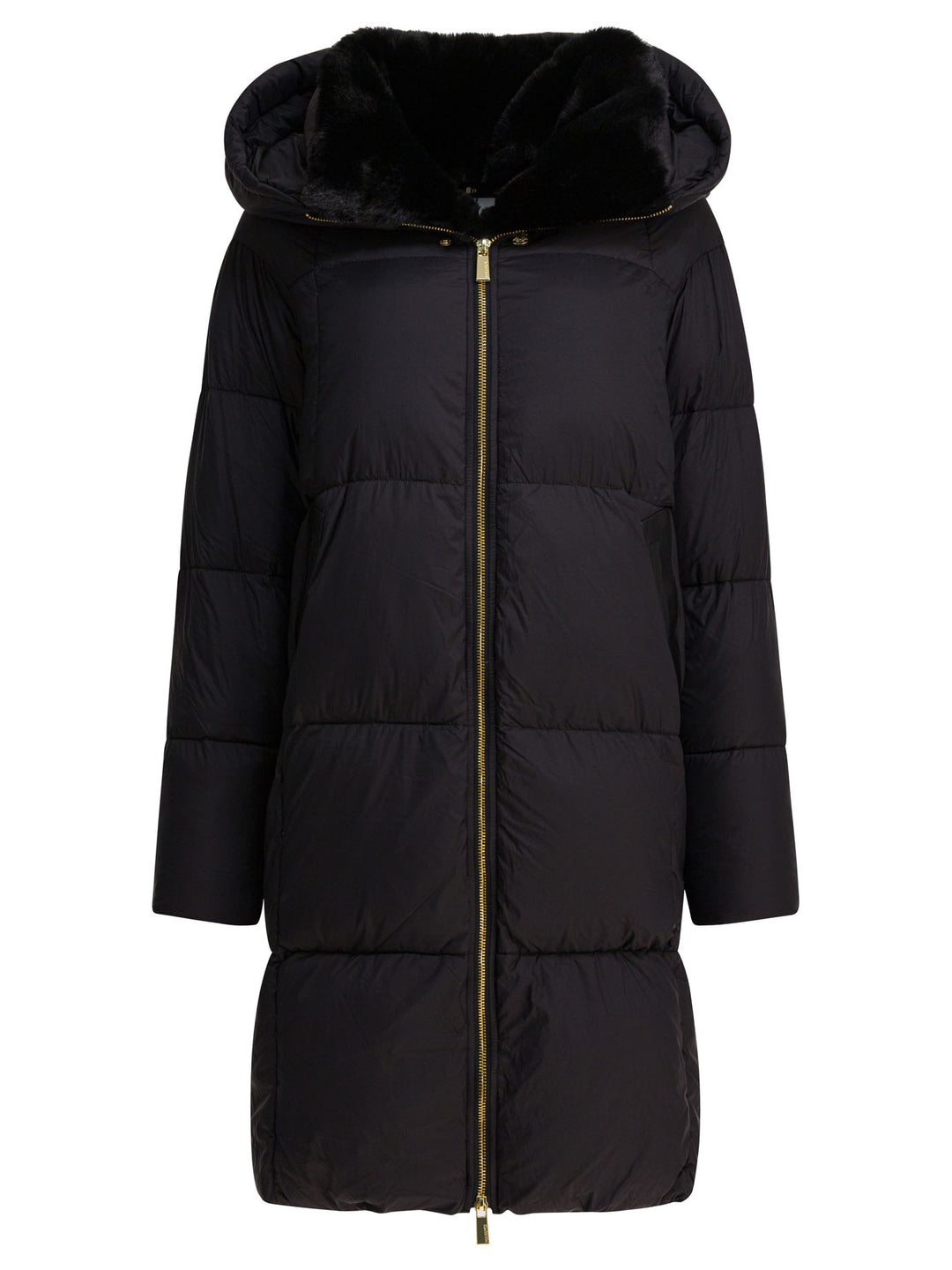 Max&Moi Long Down Jacket With Over Hood Jackets and Coats - Nero | 91276fe65f6db0fcd59fc5fe9315557be800fca9